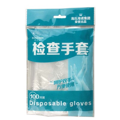 倍适威检查手套 薄膜手套 100只/包