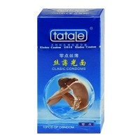 tatale零点丝薄 丝薄光面 天然胶乳橡胶避孕套