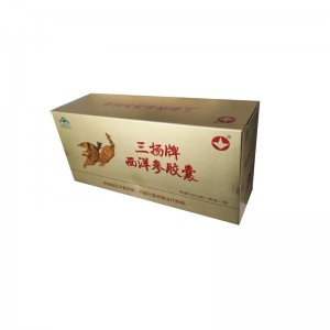 鑫三扬牌`西洋参胶囊 0.5g/粒*12粒/盒*13合