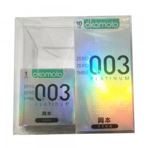 冈本003白金超薄10只 12盒/打