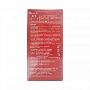 双一避孕套 超薄装无感玫瑰香 12只 12盒/打