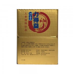 力得益人参植物饮品100ml*10瓶/中合